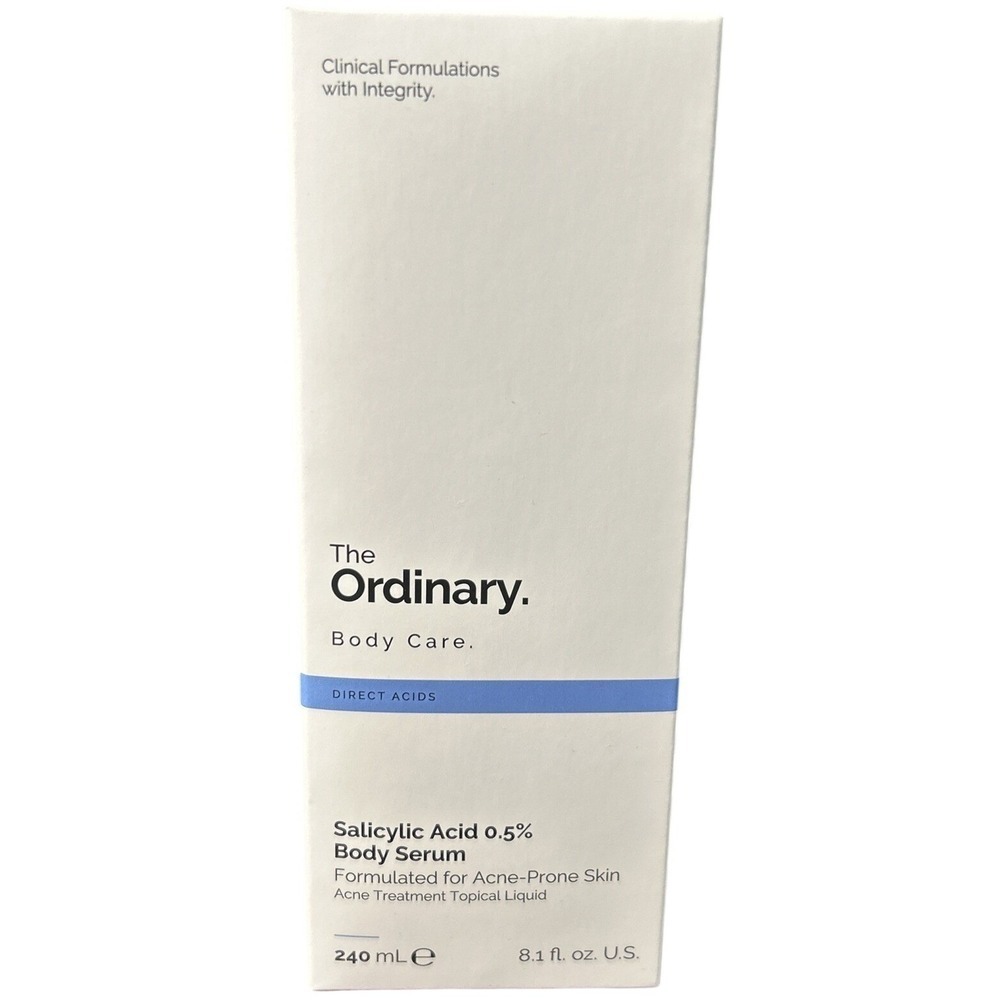 The Ordinary. Salicylic Acid 0.5% Body‎ Serum  8.1oz/240ml New With Box